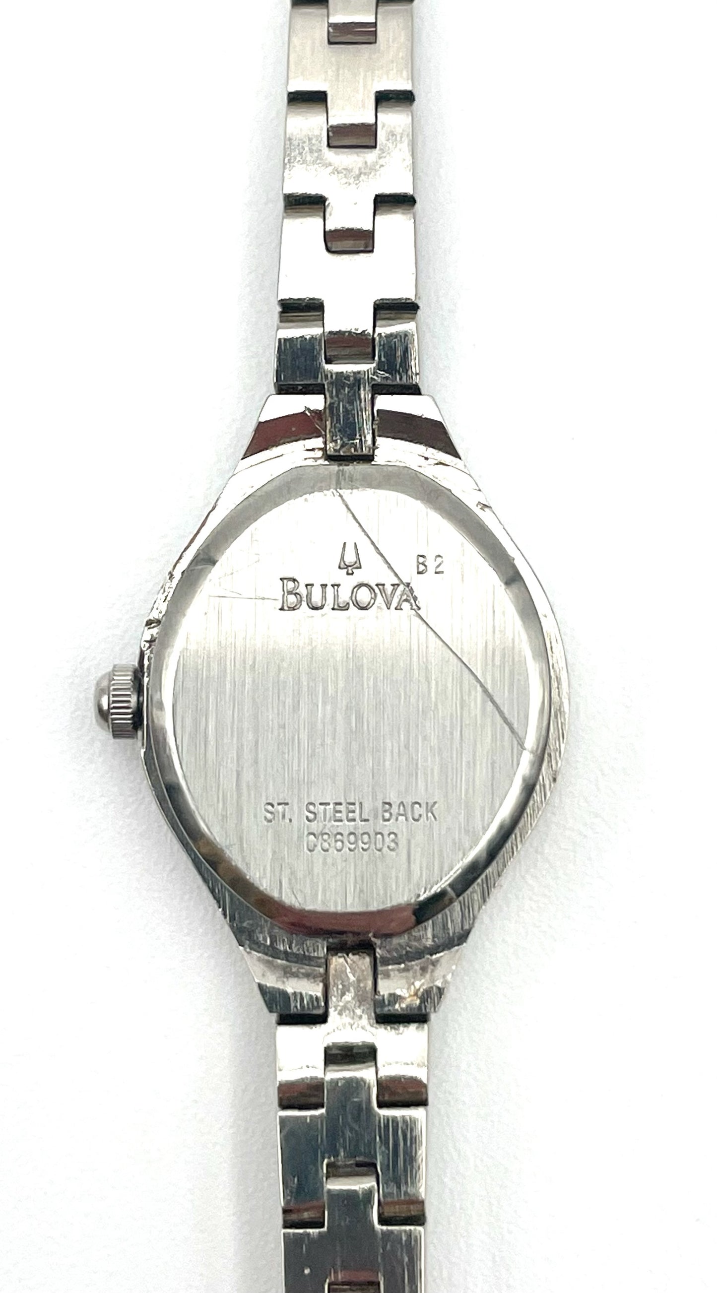 Vintage Caravelle By Bulova Silver Watch