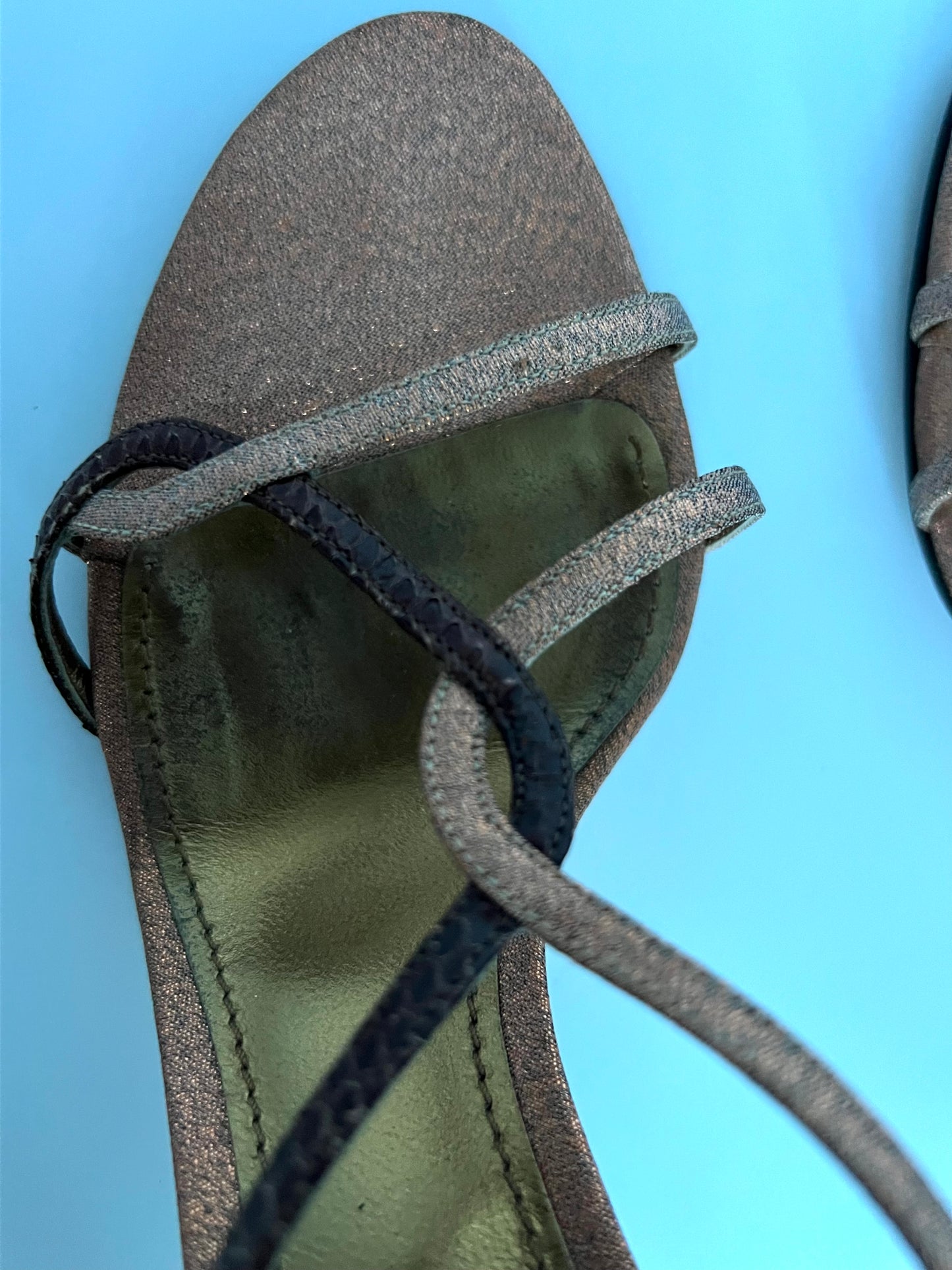Dolce & Gabanna Copper Strappy Heels Size 40