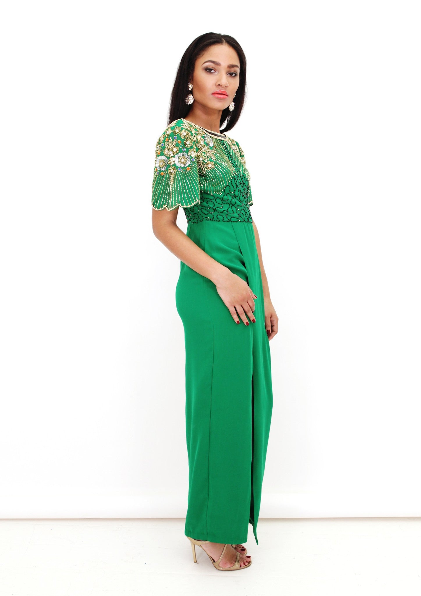 Emerald Green Formal Dress Rental – Joyce's Closet