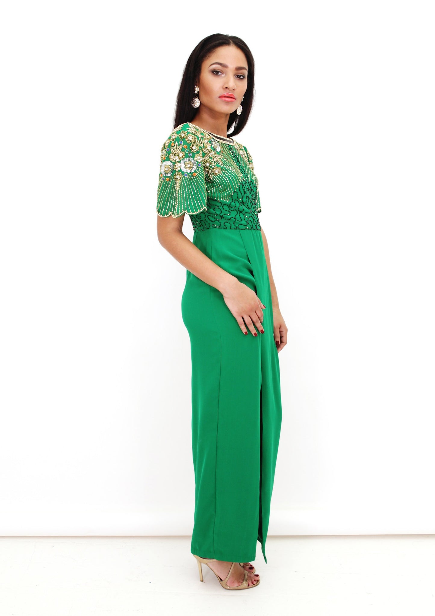 Emerald Green Formal Dress Rental