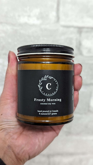 Frosty Morning Candle