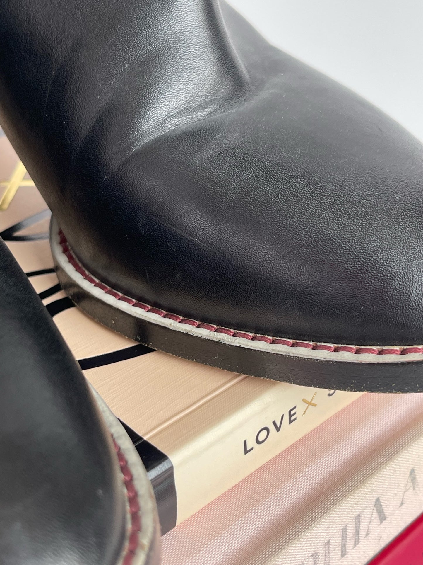 Chloe Black Ankle Boots Size 38.5