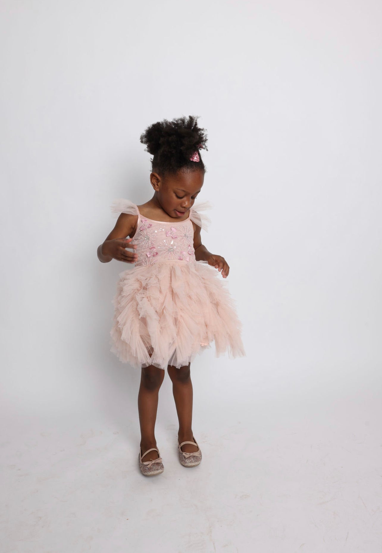 Lola Ruffle Pink Tulle Kids Size 18-24M