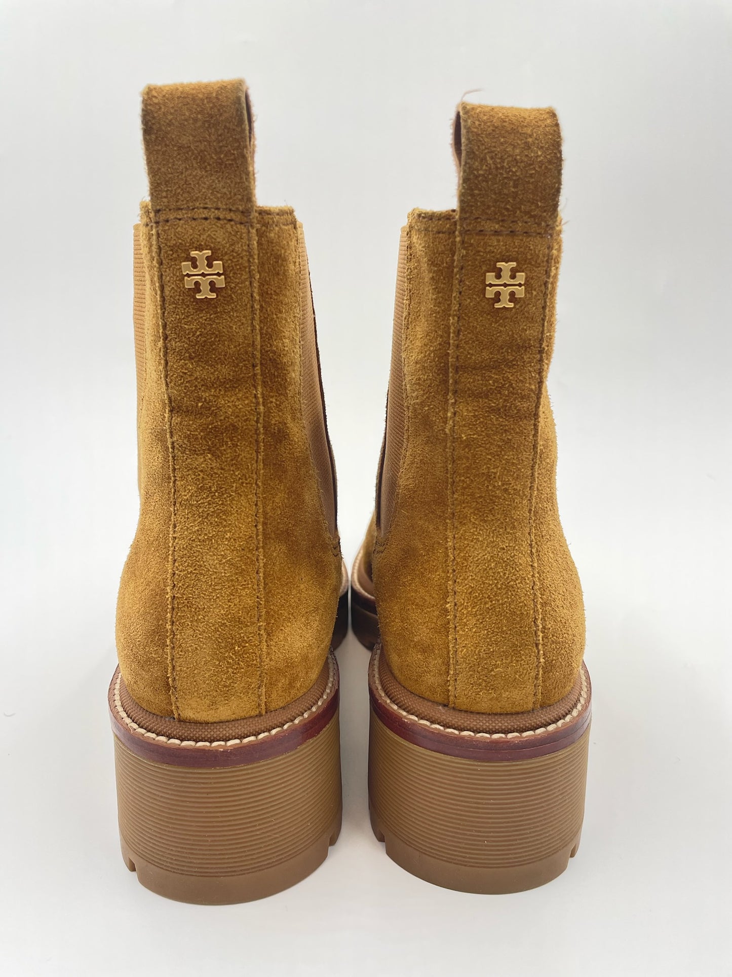 Tory Burch Suede Chelsea Boots Size 8