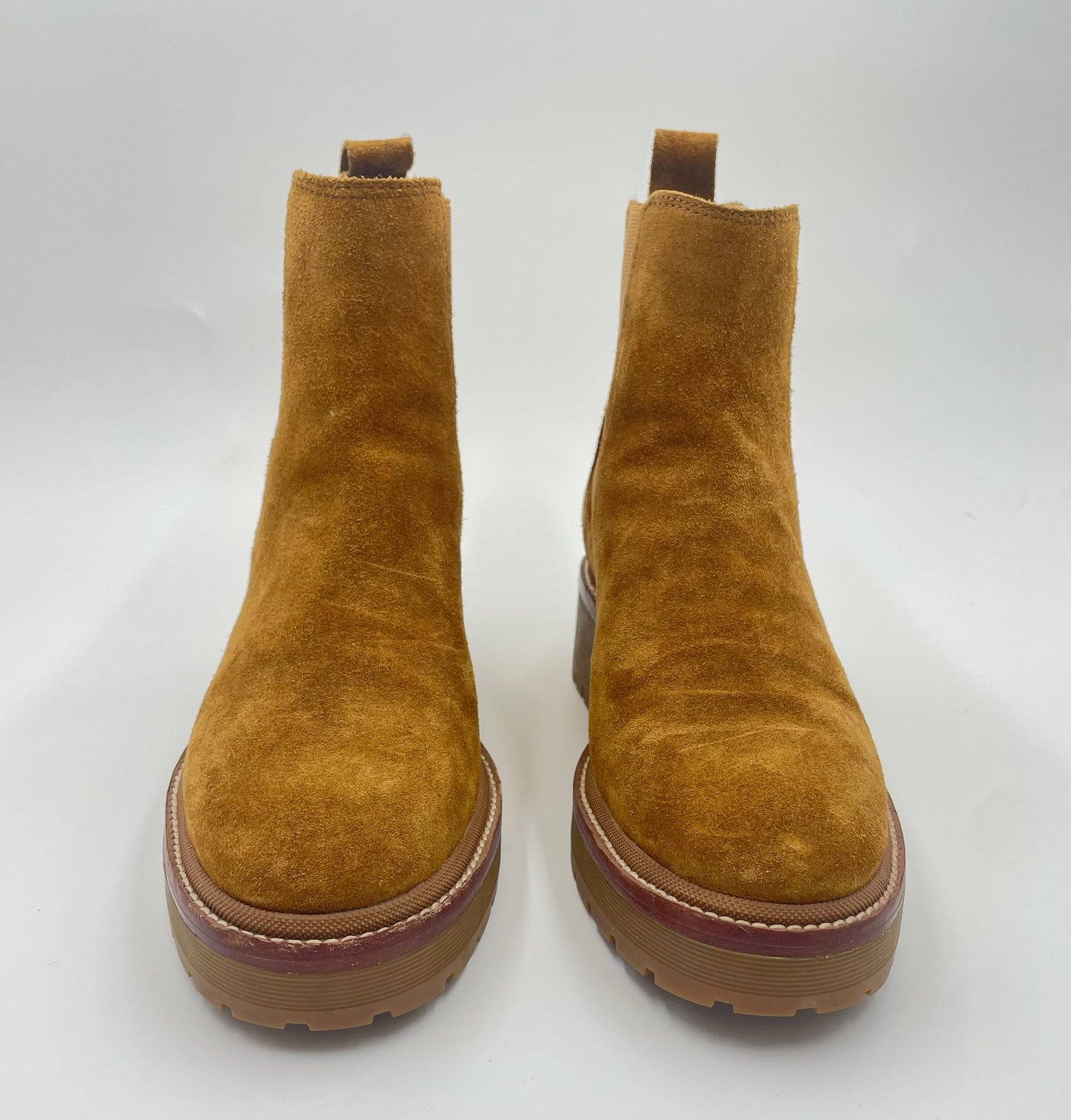 Tory Burch Suede Chelsea Boots Size 8