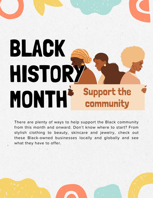 6 BLACK OWNED BUSINESSES TO SUPPORT THIS BLACK HISTORY MONTH