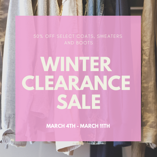 WINTER CLEARANCE SALE