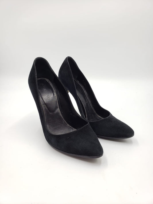 Sergio Rossi Black Suede Pumps Size 38