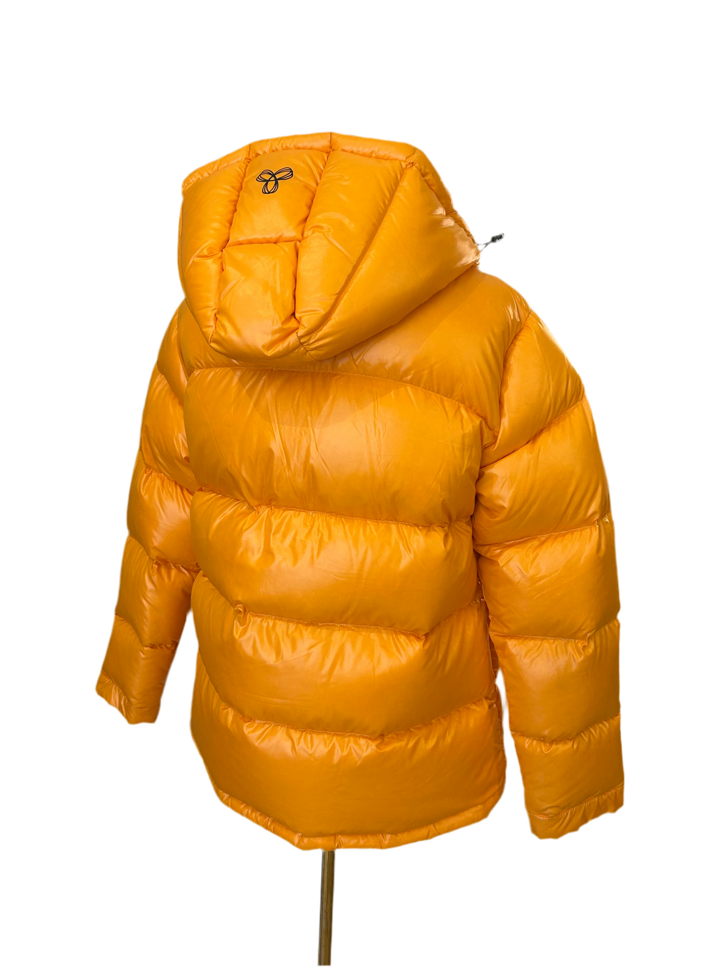 TNA Yellow “The Super Puff” Hi-Gloss Yellow Puffer Jacket Size XS