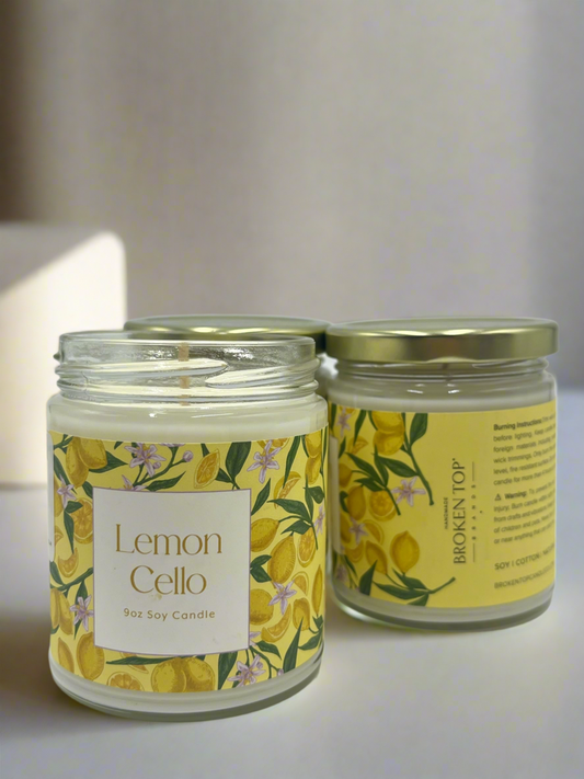 Broken Top Lemon Cello Jar Candle