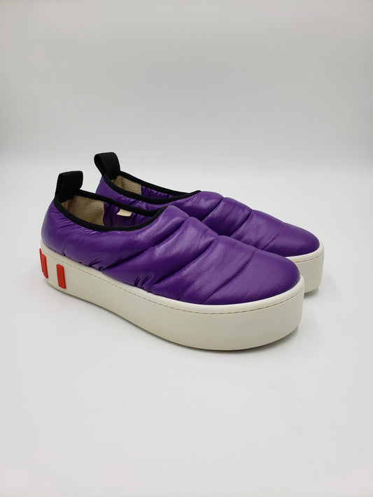 Brand New Marni Purple Puffer Sneakers Size 40
