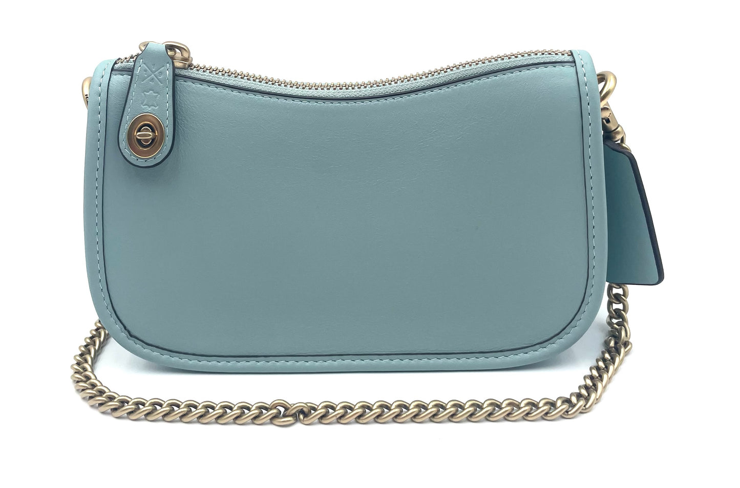 Coach Mini Swinger 20 Teal Bag