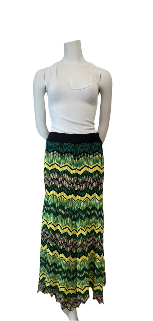 Sandro Zig Zag Knit Skirt Size 4