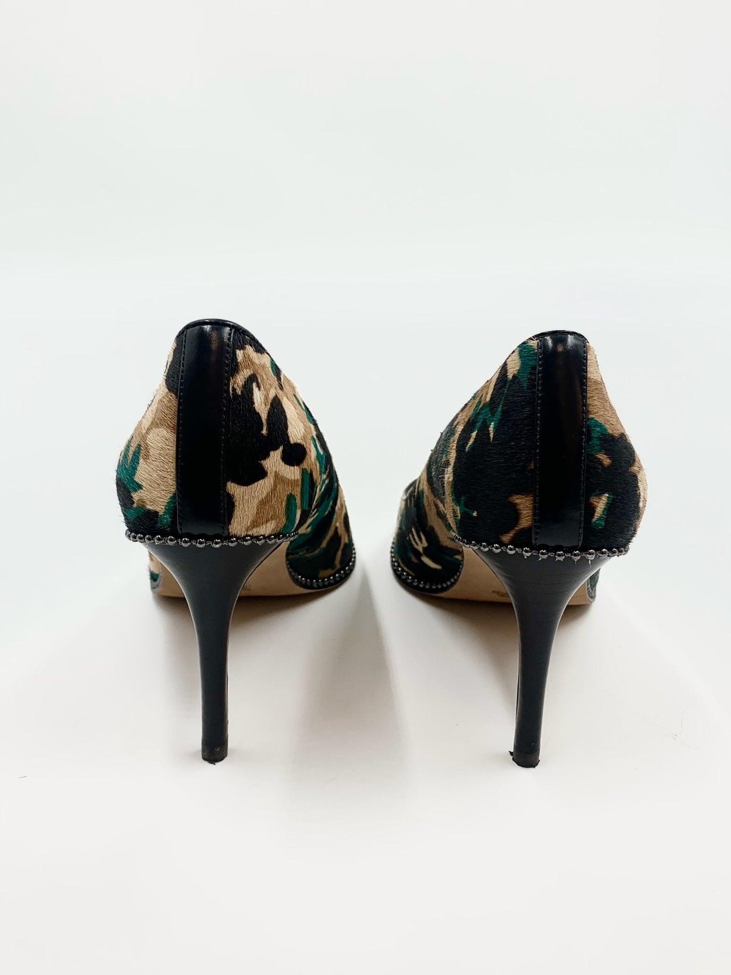 Limited Edition Coach Calf Hair Camo Pumps Size 8.5