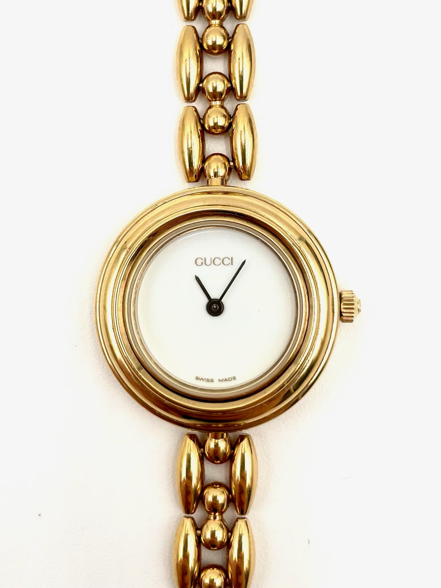 Vintage Gucci Interchangeable Bezel Watch Set with Original Box