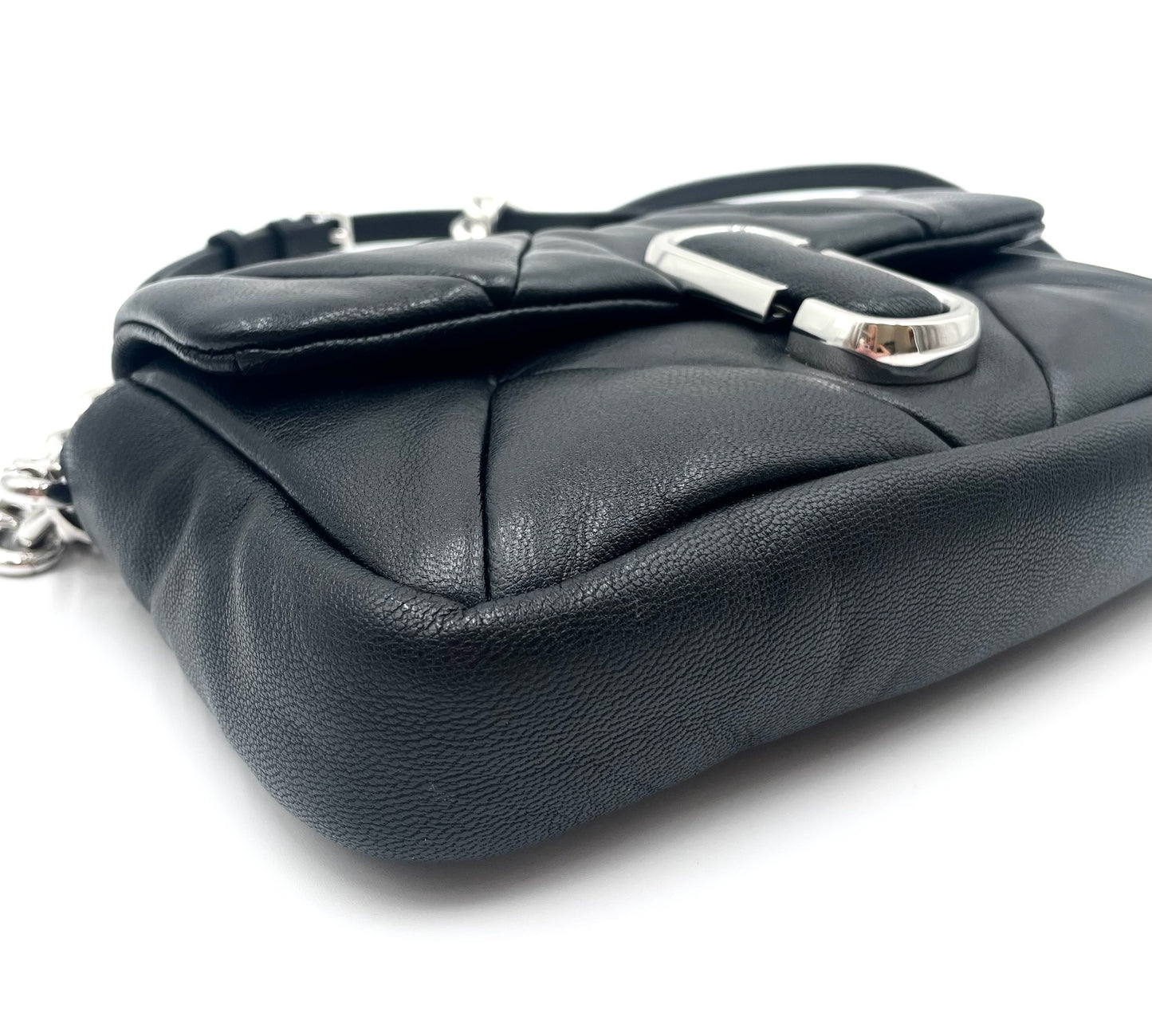 Marc Jacobs The Puffy Diamond Quilted Black Chain Bag