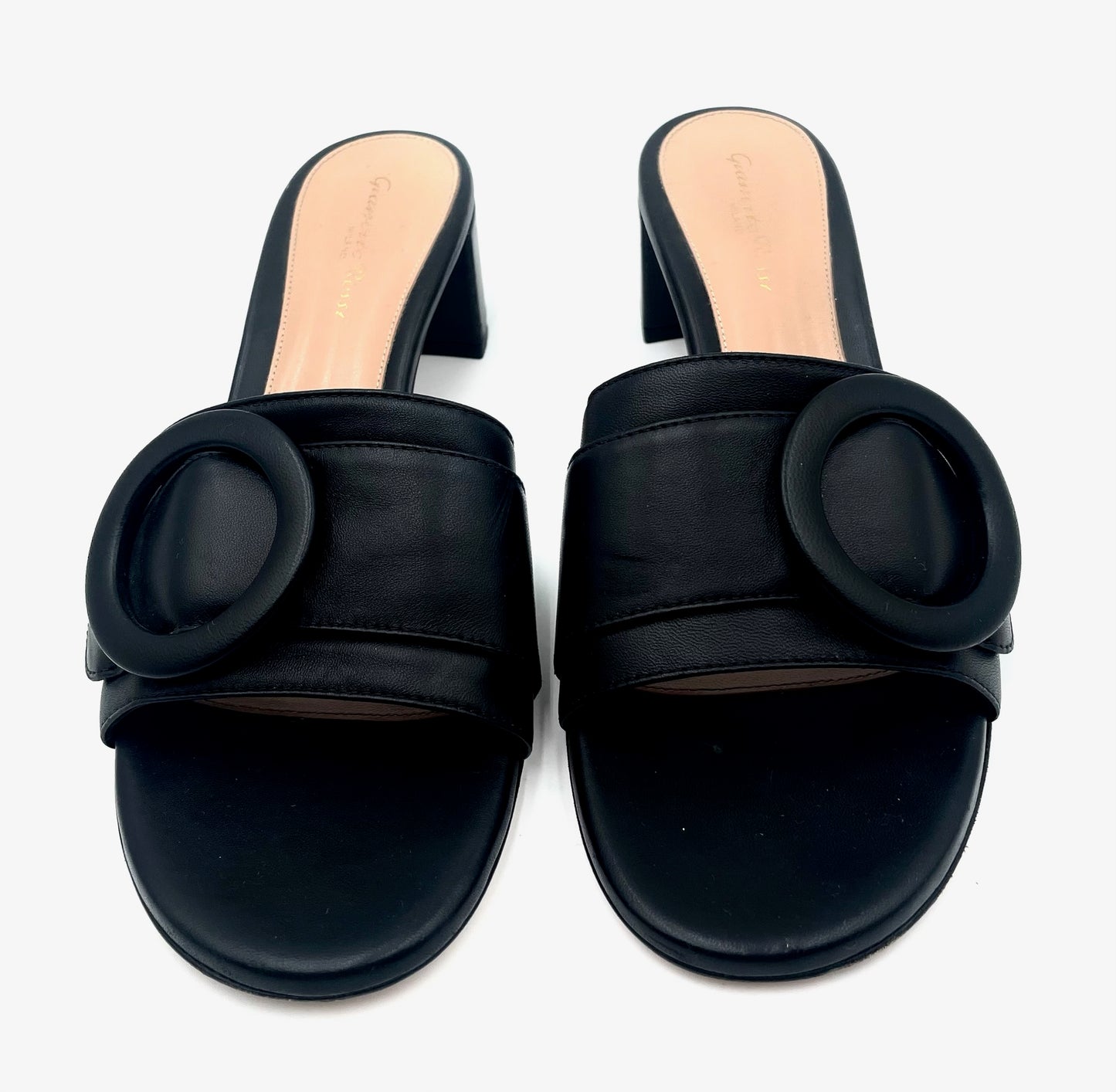 Gianvitto Rossi Black Mule Sandals Size 40