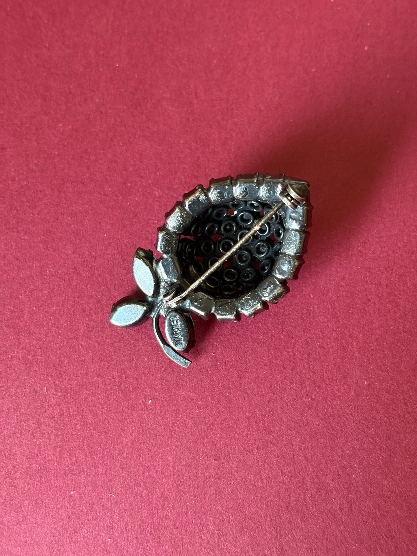 1950s Warner Strawberry Brooch