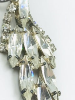 1960 Rhinestone Chandalier Earrings