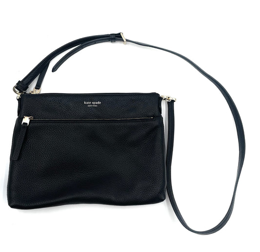 Kate Spade Black Leather Crossbody Bag