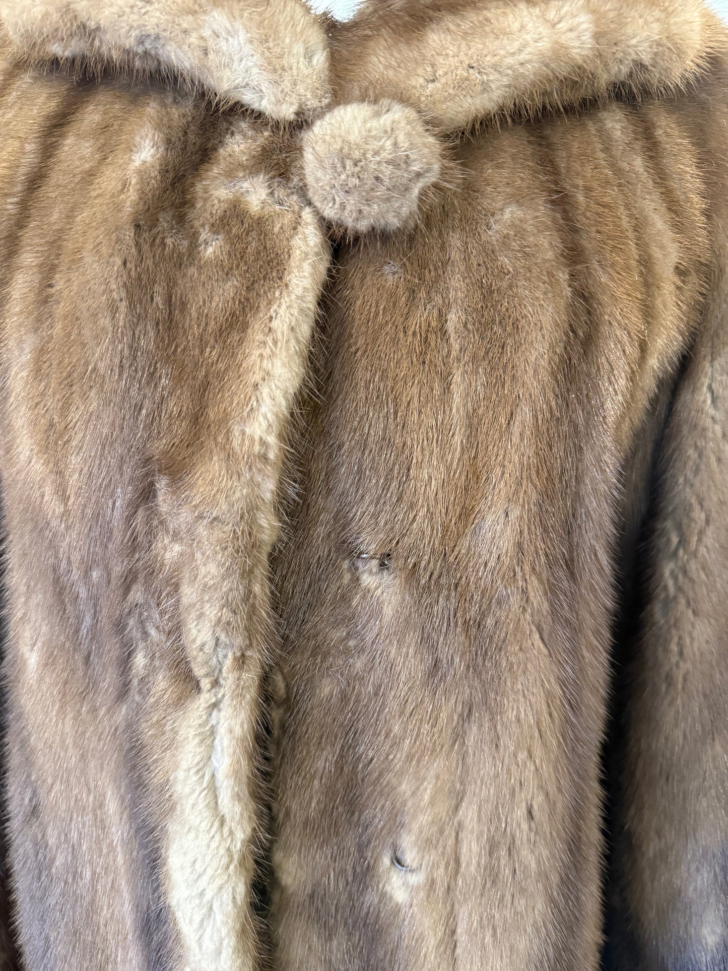 Vintage Hudson Bay Mink Fur Coat Fits like S/M