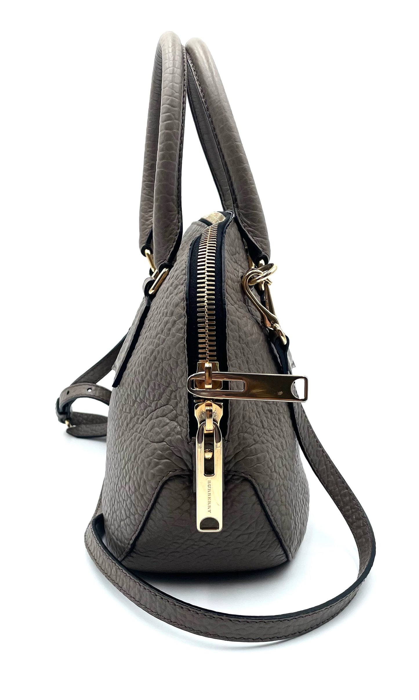 Burberry Taupe Grey Handbag