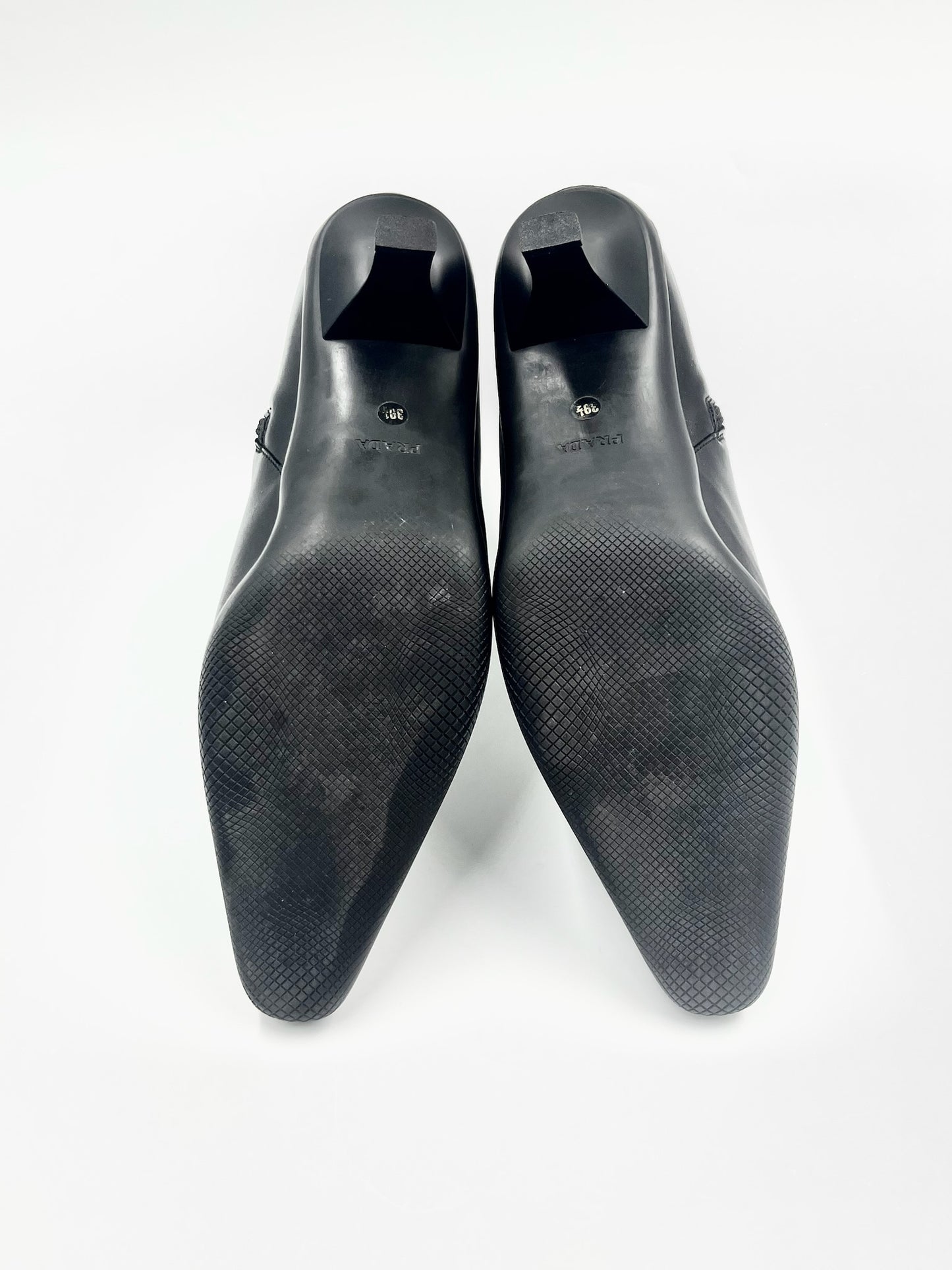Prada Black Ankle Boots Size 39.5