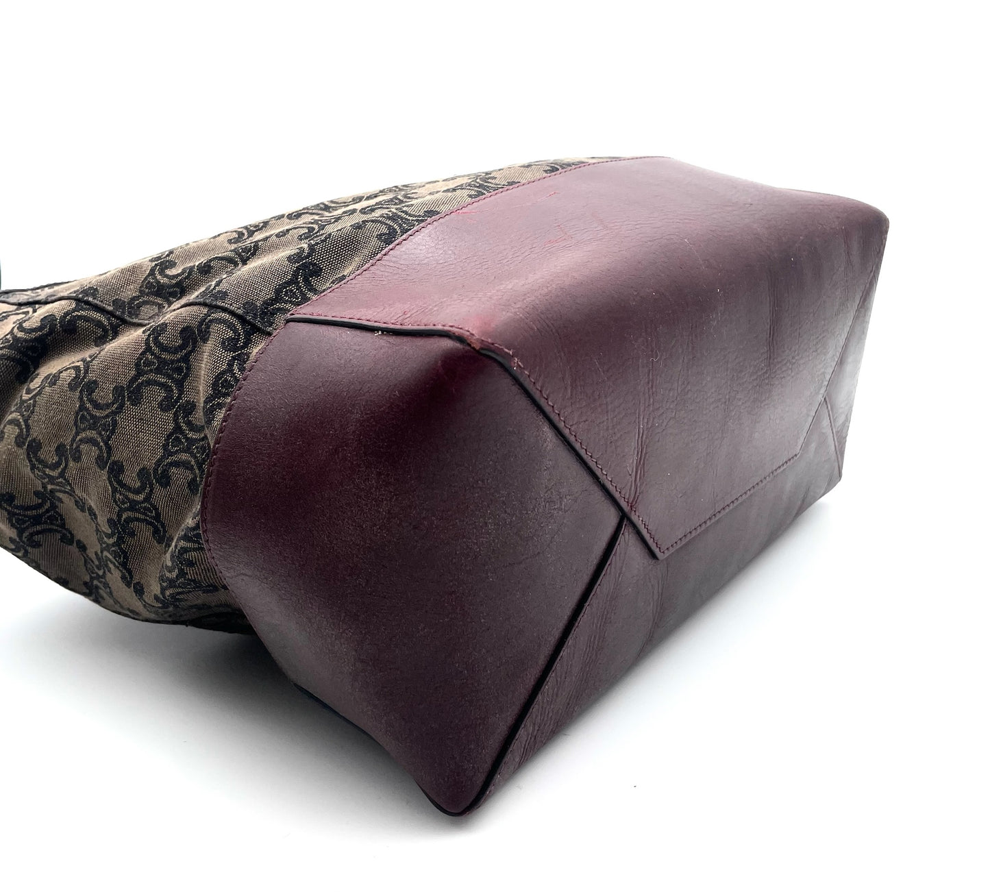 Vintage Celine Triomphe Macadam Canvas Tote