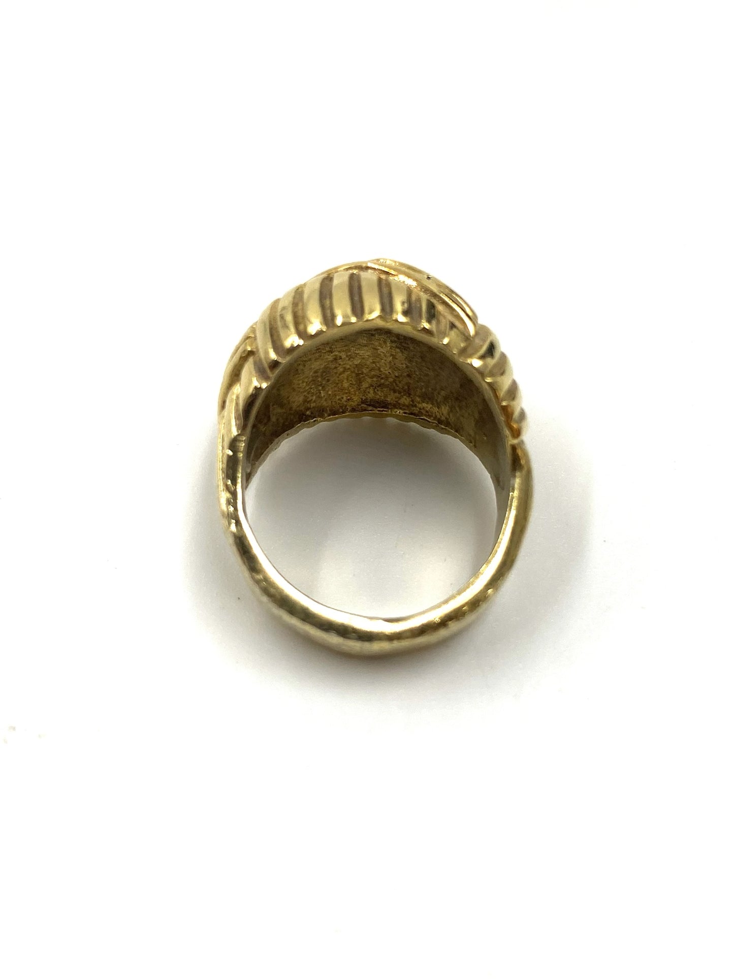 1980s Gold Domed Ring Size 5.5