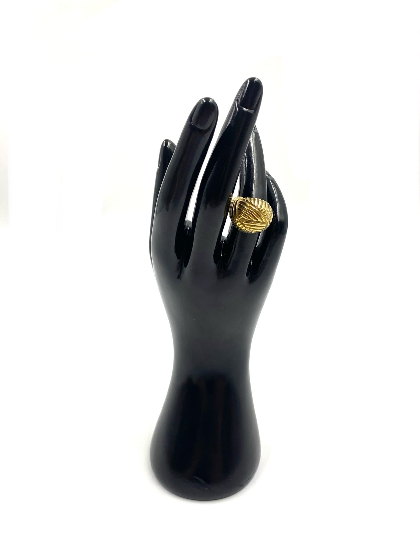1980s Gold Domed Ring Size 5.5