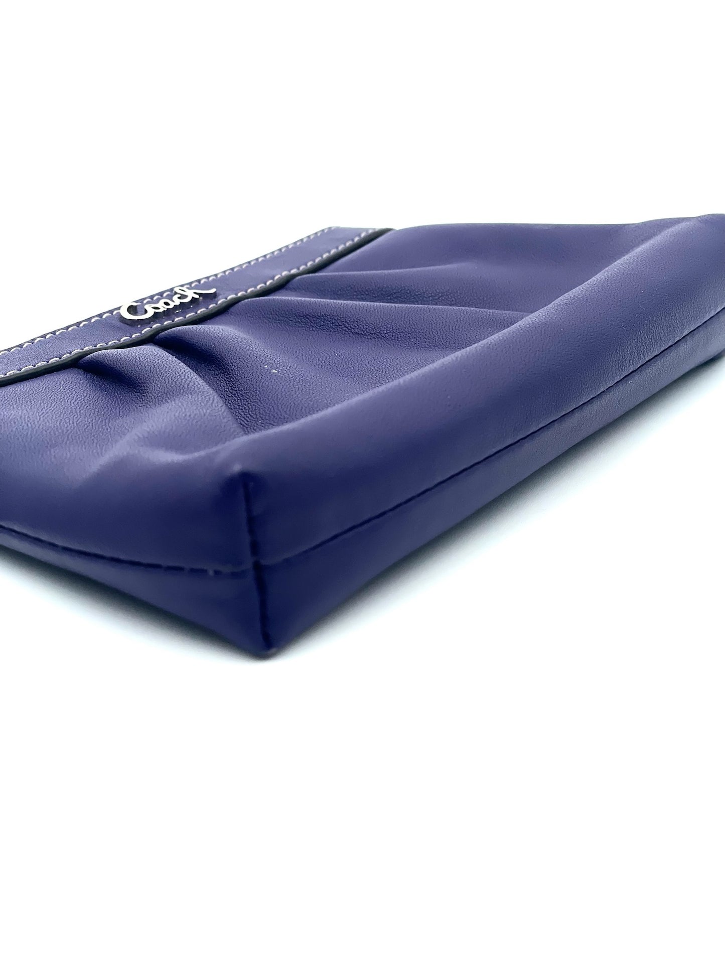 Coach Purple Leather Wristlet