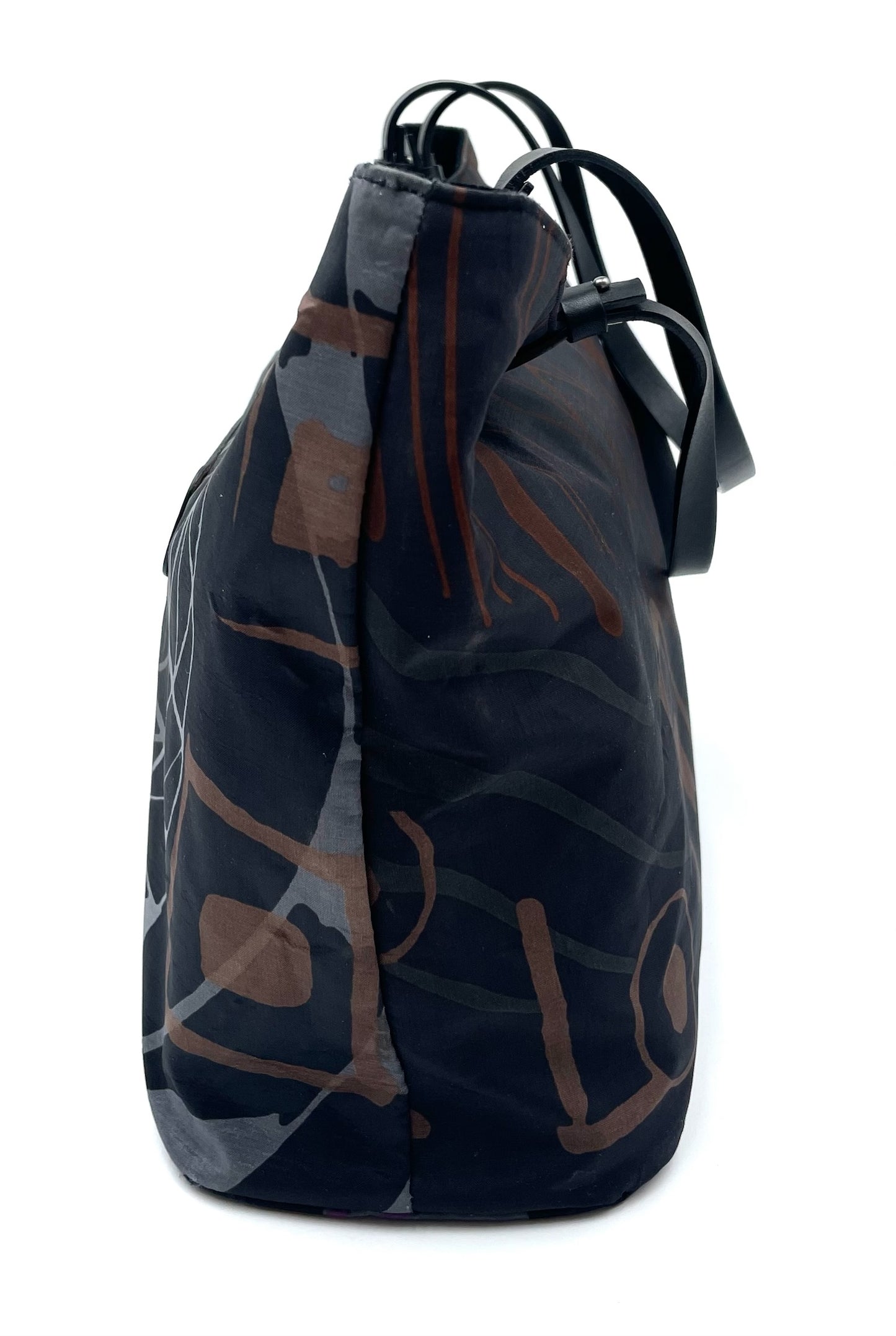 Salvatore Ferragamo Abstract Print Nylon Tote
