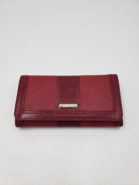 Burberry Red Leather Wallet
