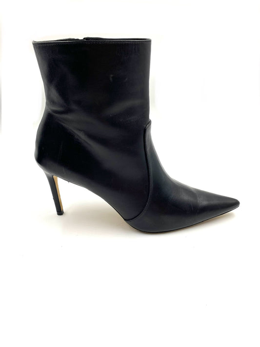 Stuart Weitzmann Black Pointed Ankle Booties Size 8.5