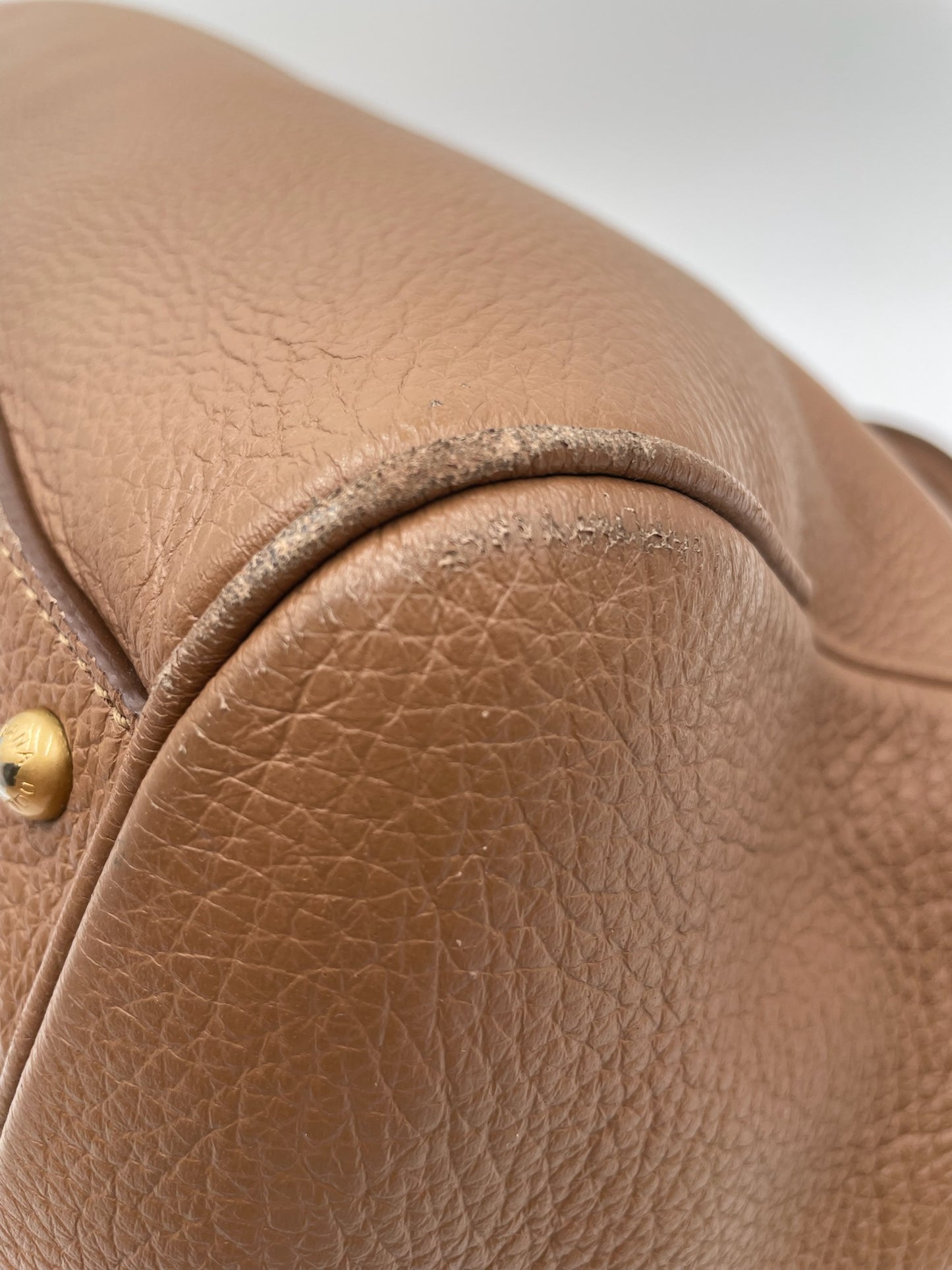 Dolce & Gabanna Caramel Large Miss Sicily Top Handle Bag