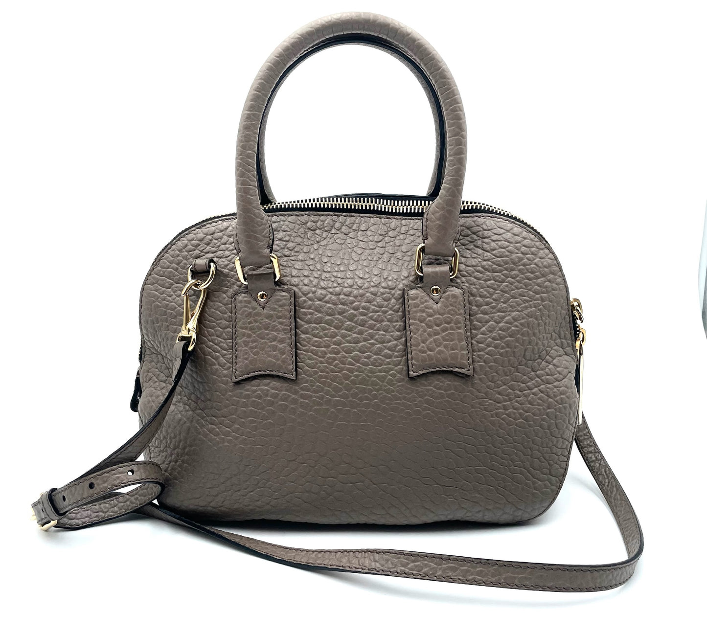 Burberry Taupe Grey Handbag