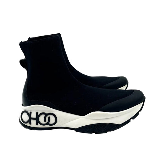 Jimmy Choo Landon Black Sock Boots Size 9