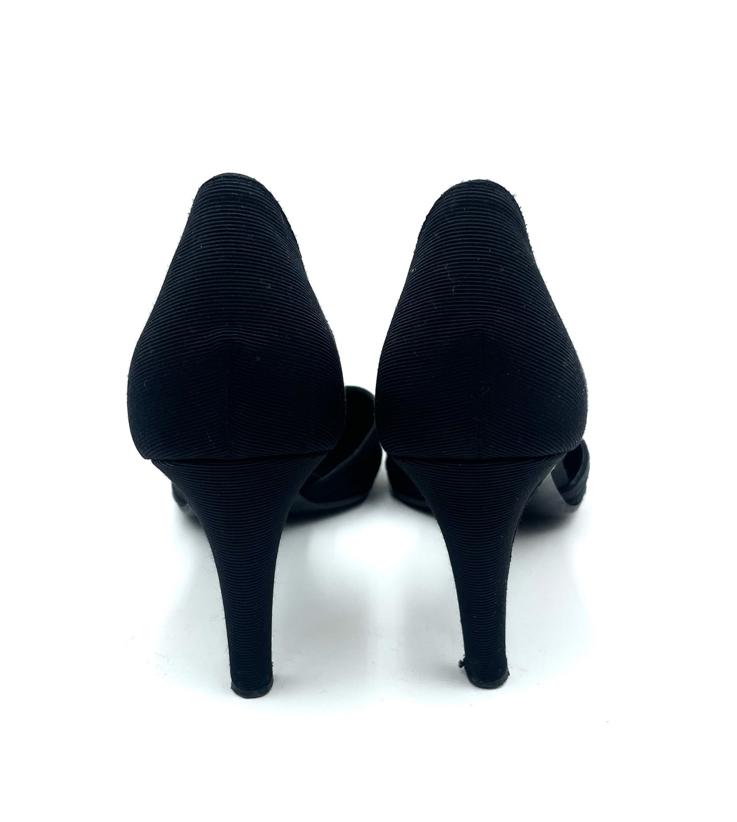 Giorgio Armani Black Pointed Toe Pump Size 39.5