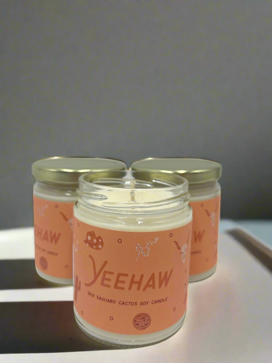 Broken Top “ Yeehaw” Soy Jar Candle
