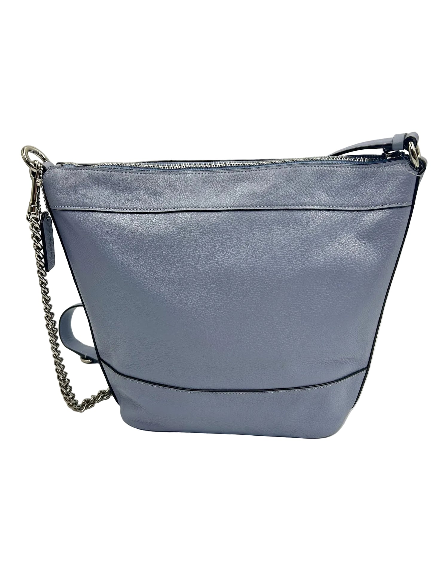 Coach Blue Paxton Duffle Leather Crossbody Bag