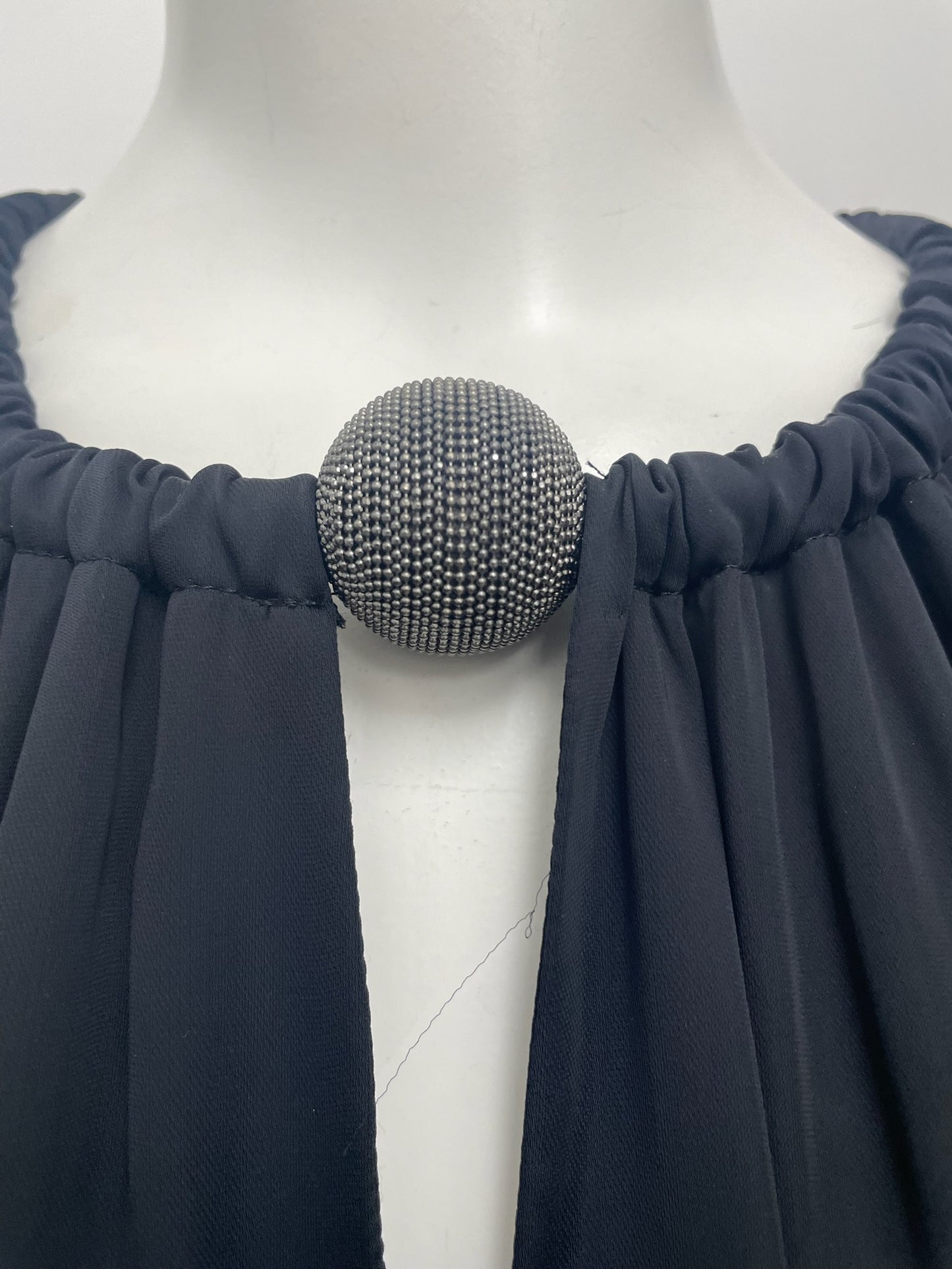 Brand New Fabiana Filipino Black Maxi Dress Size S