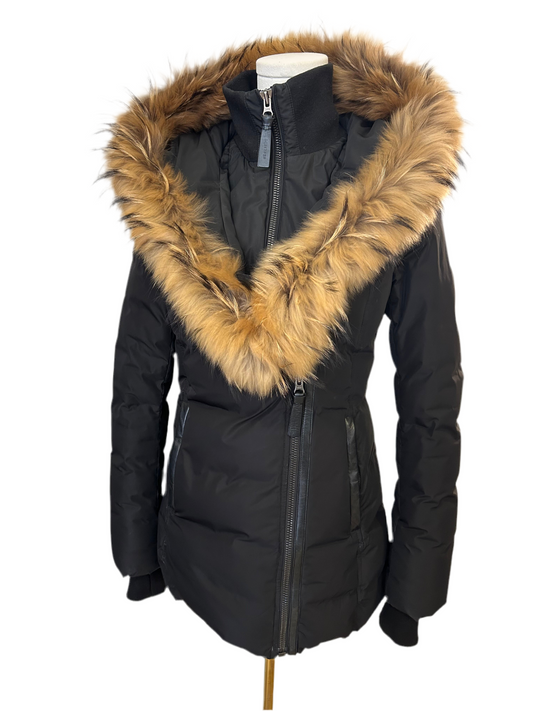 Mackage Adalfi Black Puffer Jacket Size S