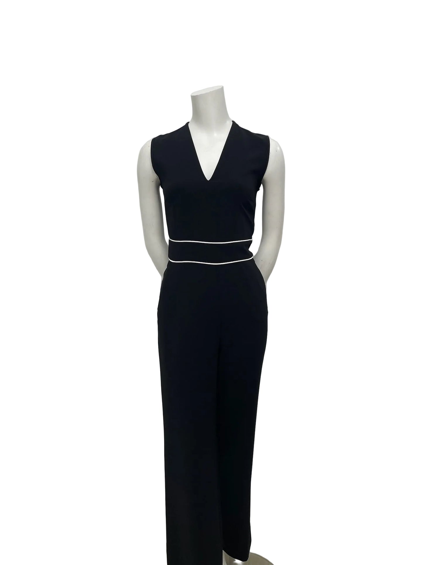 D Exterior Black Lace Jumpsuit Size 40 US XS