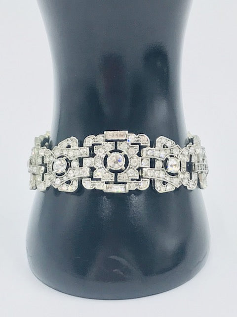 Vintage 1950s Rhinestone Bracelet