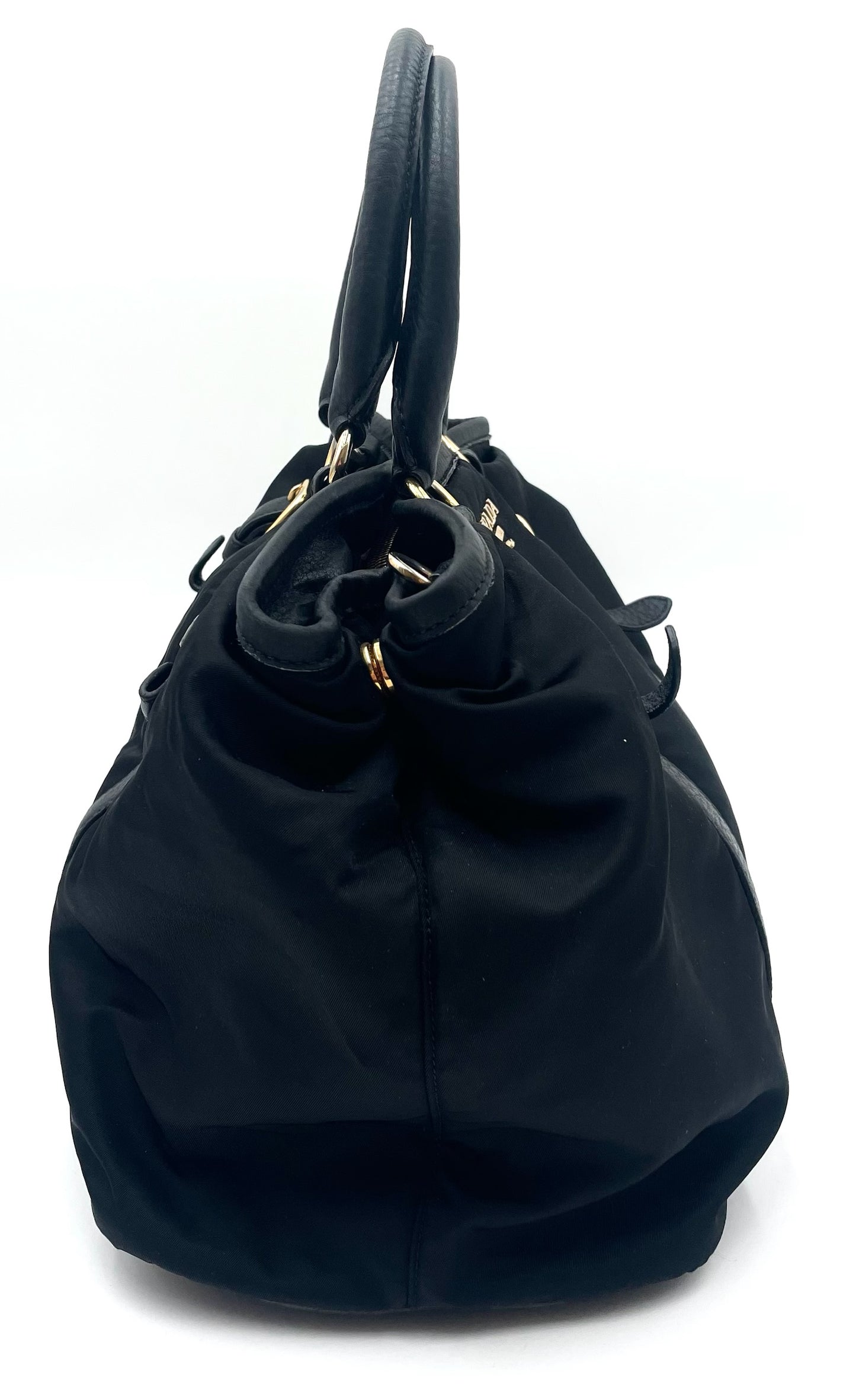 Prada Tessuto Nylon Black 2 Way Bag