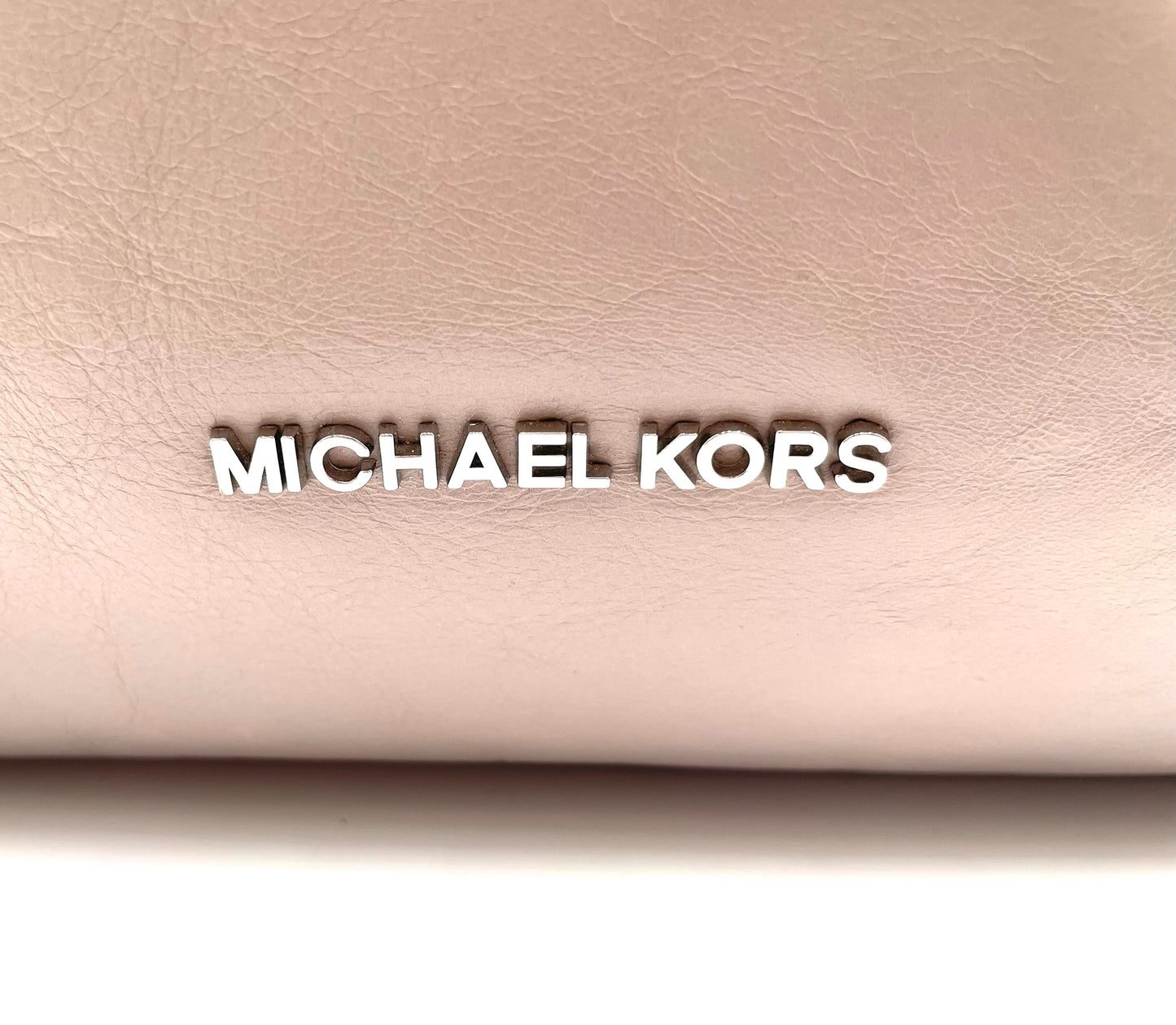 Michael Kors Devon Grey Leather Convertible Shoulder Bag