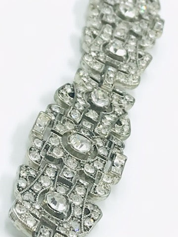 Vintage 1950s Rhinestone Bracelet