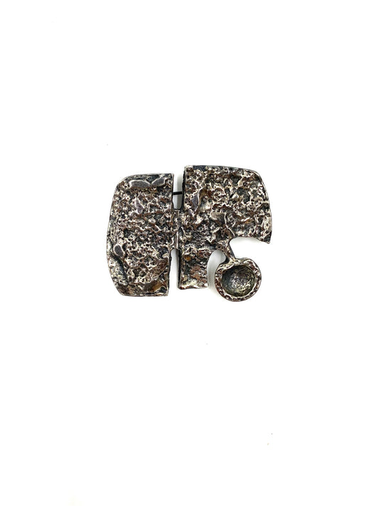 1960s Robert Larin Brutalist Brooch