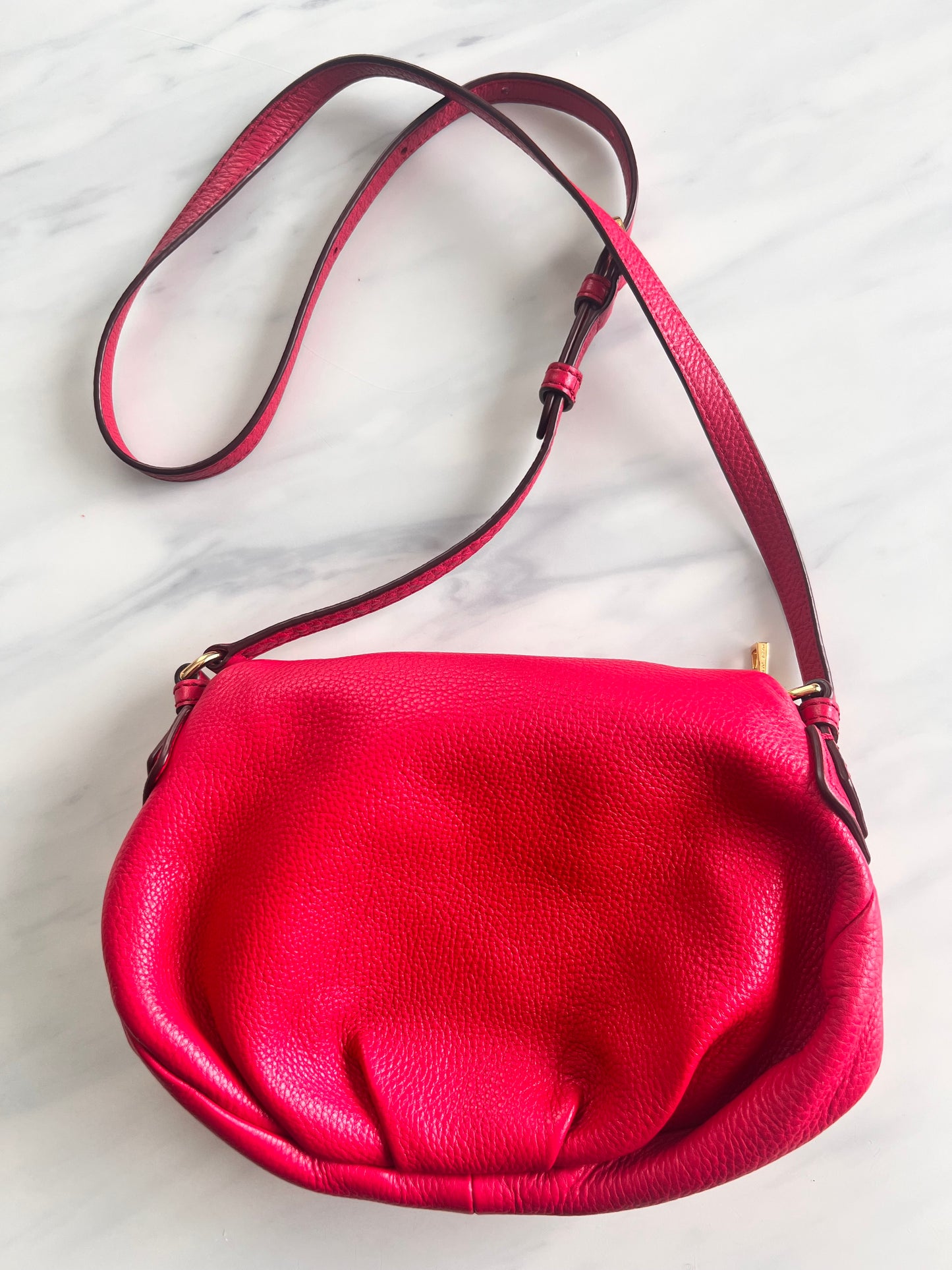 Marc Jacobs Small Pink Leather Crossbody Bag