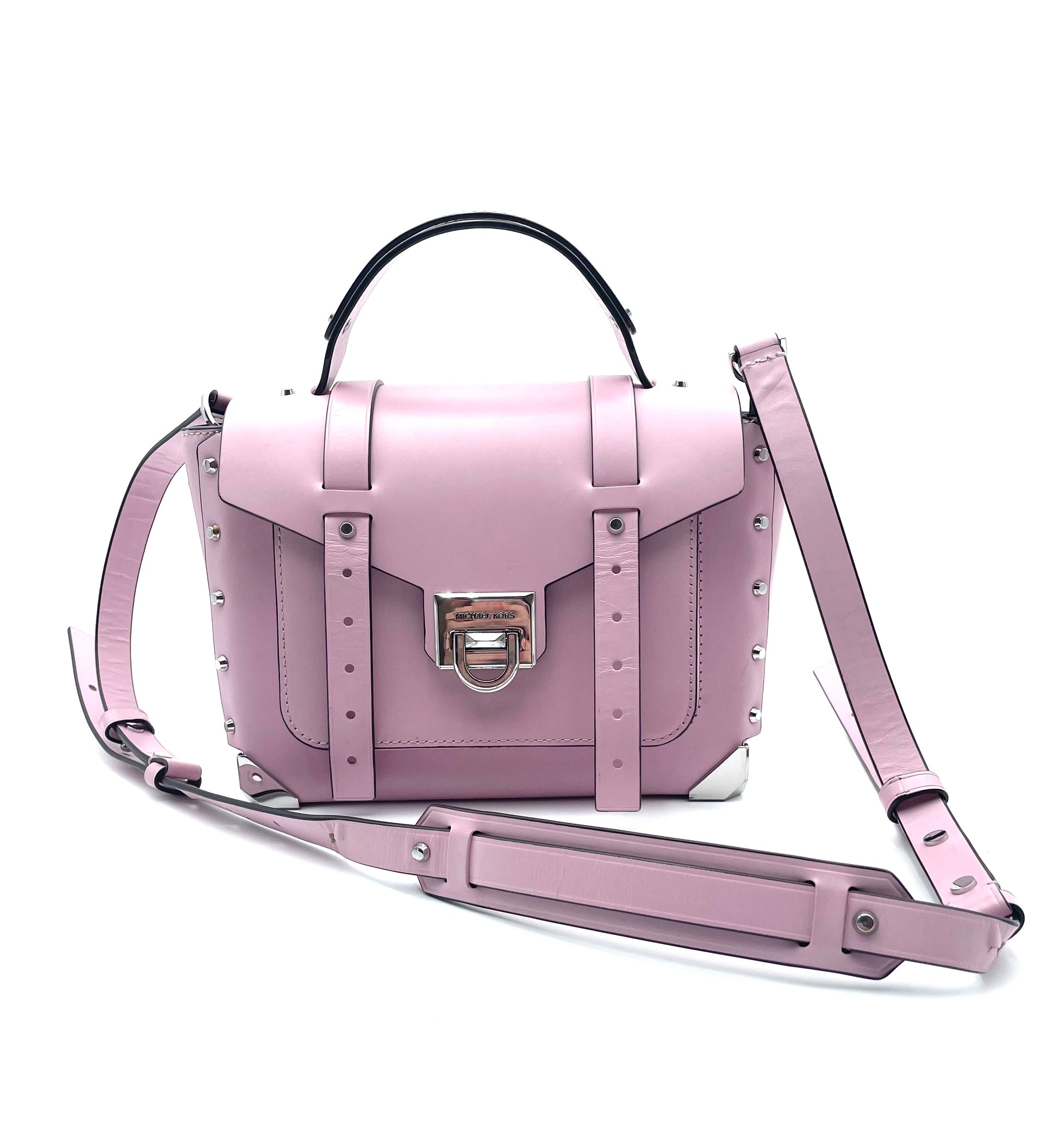 Michael Kors Pink Manhattan Top Handle Satchel – Joyce's Closet